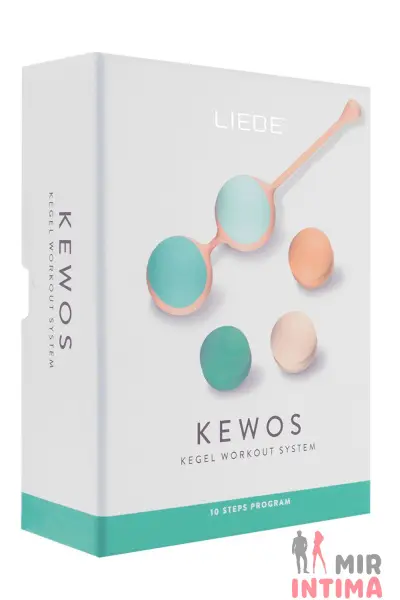 Вагинальные шарики Liebe Kewos, 5 шариков в комплекте, силикон - 9