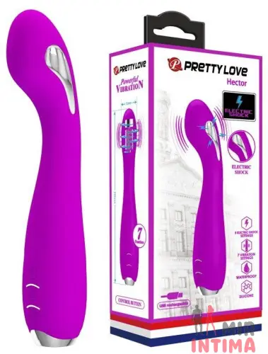 Женский-вибратор-точки-G-Вибратор «HECTOR G-SPOT VIBRATOR» с электростимуляцией от Pretty Love