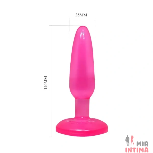 Анальная пробка Butt plug Pink - 2 Анальная пробка Butt plug Pink - 2