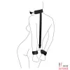 Кляп с наручниками и пластиковым шаром Art of Sex – Handcuffed Gag - 1
