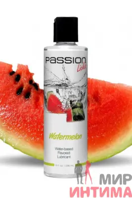 Ароматизированный лубрикант Passion Licks Watermelon Water Based Lubricant, 236 мл