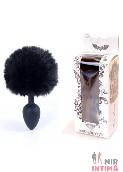 Силиконовая анальная пробка Bunny Tail, 6,5х2,7 см - 1 Силиконовая анальная пробка Bunny Tail, 6,5х2,7 см - 1