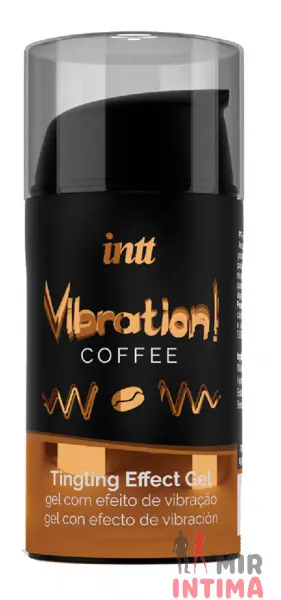 Жидкий вибратор Intt Vibration Coffee, со вкусом кофе, 15 мл - 1 Жидкий вибратор Intt Vibration Coffee, со вкусом кофе, 15 мл - 1