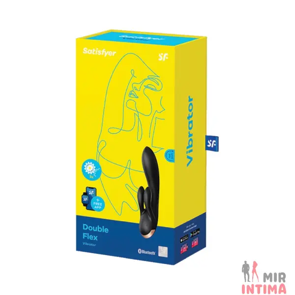 Вибратор Double Flex Connect App черный - 7 Вибратор Double Flex Connect App черный - 7