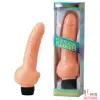 Реалистичный-женский-вибратор-Вибратор Multipleasure Realistic латексный, 14X4 см - 2
