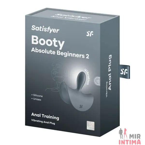 Анальная вибропробка Satisfyer Booty Absolute Beginners 2, 3,5см, силикон - 6