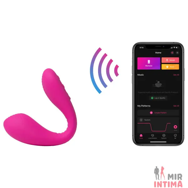 Женский-вибратор-We-Vibe-Двойной смарт-вибратор Lovense Dolce, силикон, 7 режимов - 4