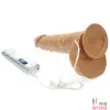 Реалистичный-женский-вибратор-Вибратор Might Muscle Latin Realistic with Scrotum, 230 х 50 mm - 1