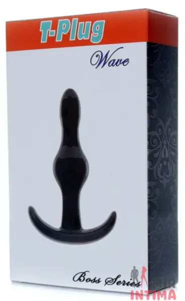 Анальная пробка T-Plug Wave, 9х2,5 см - 3