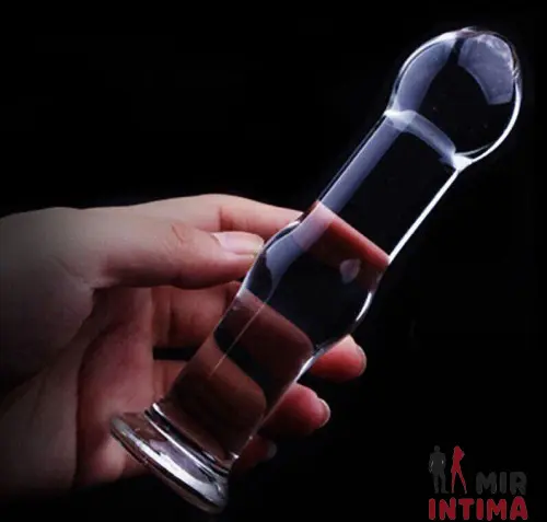 Анальный фаллоимитатор из стекла XESE (14х3 см) Анальный фаллоимитатор из стекла XESE (14х3 см)