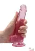 Гелевый фаллоимитатор на присоске REALROCK CRYSTAL CLEAR, 18х3,5 см - 1 Гелевый фаллоимитатор на присоске REALROCK CRYSTAL CLEAR, 18х3,5 см - 1
