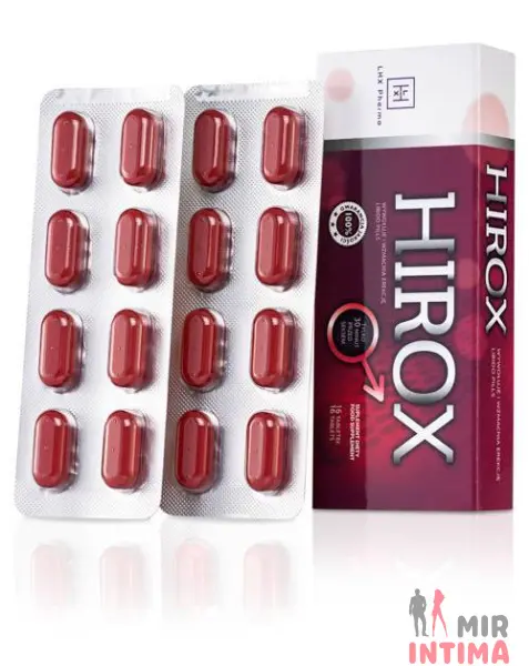 Возбуждающие таблетки Hirox Pills LHX Pharma, 16 шт. - 3
