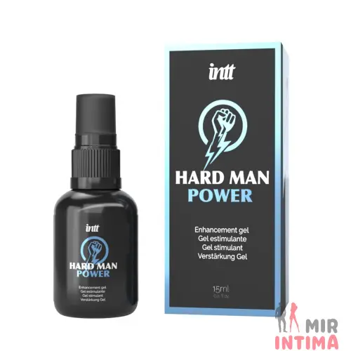 Стимулирующий гель для эрекции Intt Hard Man Power, 15мл