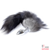Анальная пробка с хвостом Fox TAIL Black, S - 4 Анальная пробка с хвостом Fox TAIL Black, S - 4
