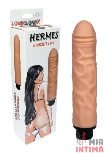 Реалистичный-женский-вибратор-Вибратор HERMES-LOVECLONEX 6", 20х4см