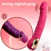 Реалистичный-женский-вибратор-Реалистичный силиконовый массажер Vibrator PINK, водонепроницаемый. - 14