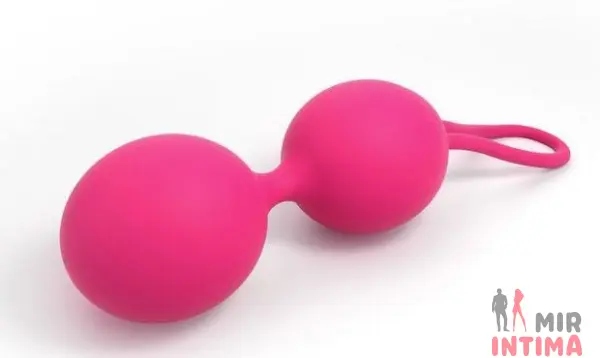 Вагинальные шарики Dorcel Dual Balls, диаметр 3,6см, силикон - 2