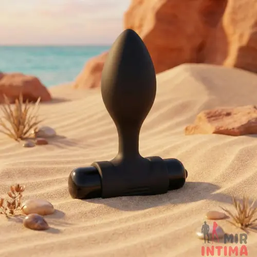 Силиконовая вибропробка Vibro Butt Plug Силиконовая вибропробка Vibro Butt Plug