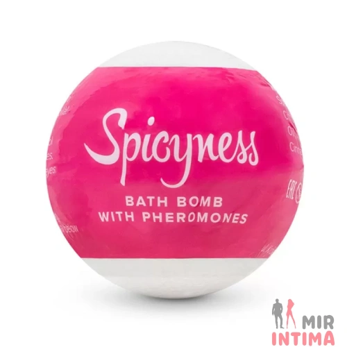 Spicyness - бомбочка для ванны с феромонами от Obsessive, 100 г