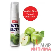 Tutti-frutti оральный лубрикант Яблоко, 30 мл