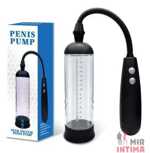 Автоматическая вакуумная помпа с зарядкой от USB CANWIN Penis Pump, 18x6,2 см