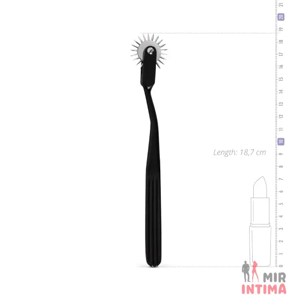 Колесо Вартенберга Sinner Gear Unbendable – Pinwheel 1-Wheel Black - 3 Колесо Вартенберга Sinner Gear Unbendable – Pinwheel 1-Wheel Black - 3