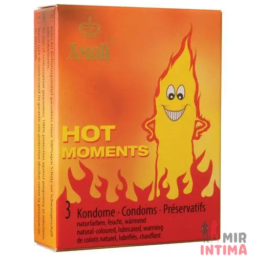 Презервативы Amor "HOT Moments" №3 Презервативы Amor "HOT Moments" №3