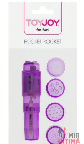 Вибромассажер Pocket Rocket, пурпурный - 1 Вибромассажер Pocket Rocket, пурпурный - 1