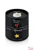 Массажная свеча Plaisirs Secrets Vanilla, керамический сосуд, 80 мл - 2 Массажная свеча Plaisirs Secrets Vanilla, керамический сосуд, 80 мл - 2