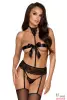 Комплект Kissable Bondage Kiss Set Black Комплект Kissable Bondage Kiss Set Black