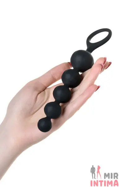 Набор анальных бус Satisfyer Beads Black - 3 Набор анальных бус Satisfyer Beads Black - 3