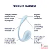 Смарт-виброяйцо Satisfyer Smooth Petal Connect App, силикон - 7