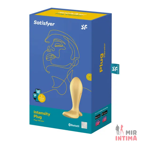 Анальная смарт-пробка с вибрацией Satisfyer Intensity Plug, 7х3см - 12 Анальная смарт-пробка с вибрацией Satisfyer Intensity Plug, 7х3см - 12