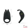 Кольцо для эрекции серии Pretty Love - Rabbit Vibrator - 4