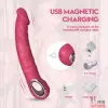 Реалистичный-женский-вибратор-Реалистичный силиконовый массажер Vibrator PINK, водонепроницаемый. - 11