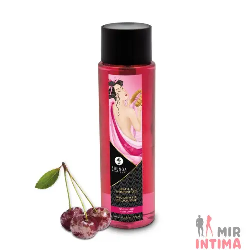 Гель для ванны и тела Shunga Frosted Cherry, 370 мл