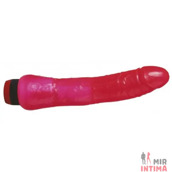Реалистичный-женский-вибратор-Вибратор Slight Bend Jelly Vibe Lightly Veined Realistic, 235 х 35 mm - 1