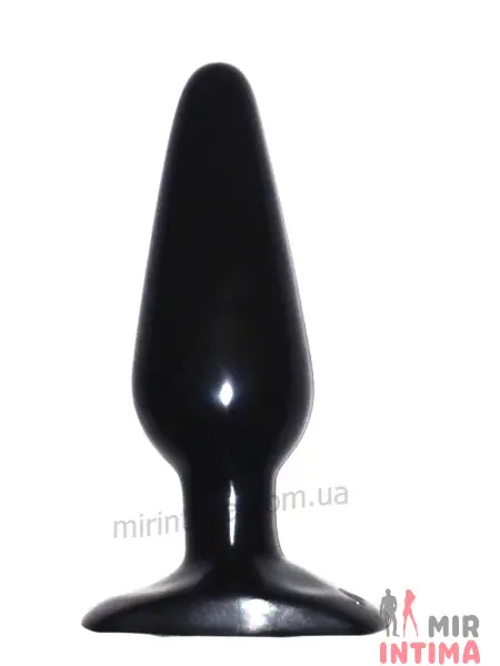 Анальная пробка BLACK BUTT PLUG MEDIUM - 3 Анальная пробка BLACK BUTT PLUG MEDIUM - 3