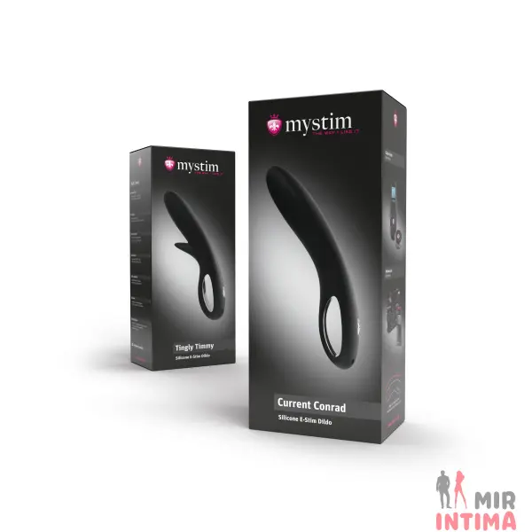 Силиконовый дилдо Mystim Current Conrad для электростимулятора - 5