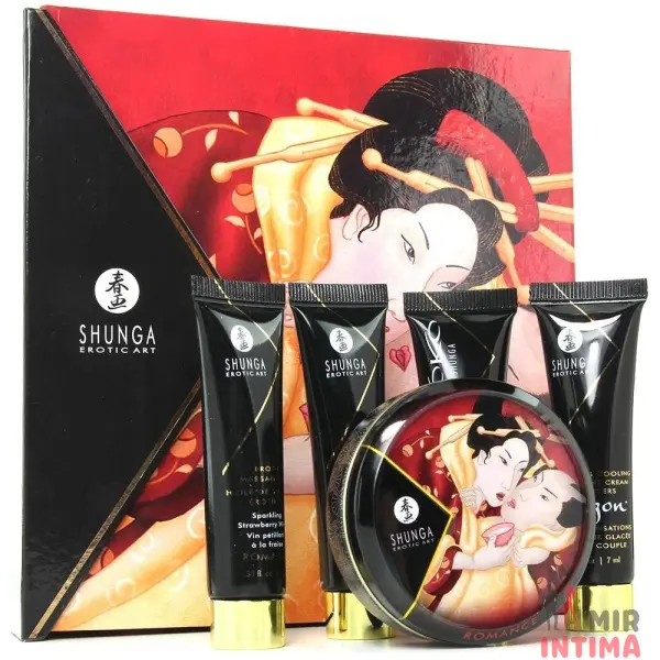 Подарочный набор Shunga GEISHAS SECRETS – Sparkling Strawberry Wine - 3