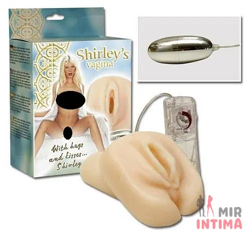 Реалистичная вагина с вибрацией Shirley, 13x2,5 см