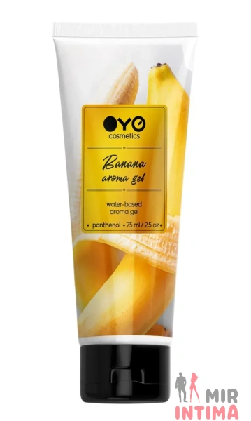 Универсальный ароматизированный увлажняюший гель-лубрикант OYO - Banana aroma gel, 75 ml Универсальный ароматизированный увлажняюший гель-лубрикант OYO - Banana aroma gel, 75 ml