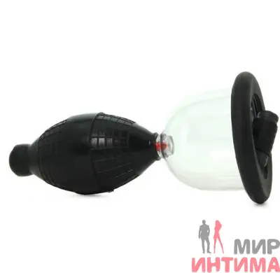 Помпы для груди и сосков с вибрацией Vibr Nipple Pleasure Cups Black
