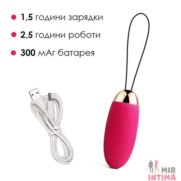 Виброяйцо с пультом управления Svakom Elva Plum, 5 режимов - 4