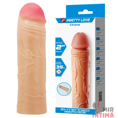 Насадка удлиняющая Pretty Love Chane, 3,9х18 см Насадка удлиняющая Pretty Love Chane, 3,9х18 см