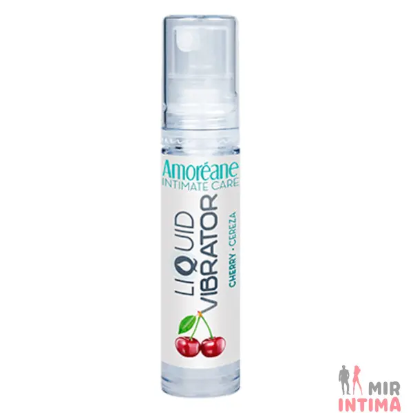 Жидкий вибратор Amoreane Liquid Vibrator, вишня 10 мл Жидкий вибратор Amoreane Liquid Vibrator, вишня 10 мл
