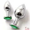 Анальная пробка с инкрустацией под Swarovski - 7