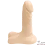 Фаллоимитатор телесный Ballsy Super Cock 6, 13,2х3,5 см
