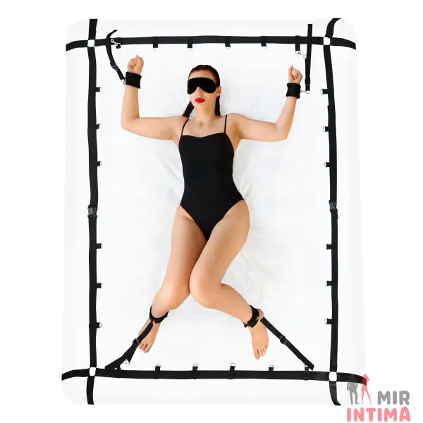 Растяжка на кровать Art of Sex BDSM Slave Game, ременная - 1