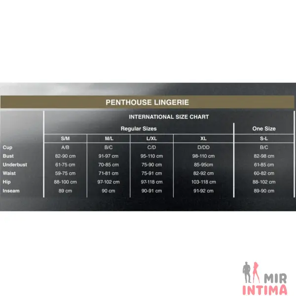 Боди с открытой грудью и спиной Penthouse Turned On - 3